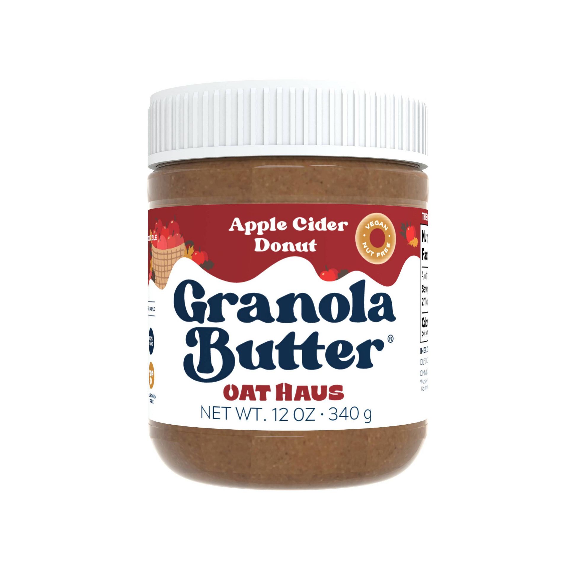 Oat Haus Apple Cider Donut Granola Butter - 12oz