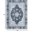 Nasitip Washable Area Rug, Non-Slip Floor Carpet, Low Pile Foldable Vintage Boho Rug, Printed Carpets for Bedroom Dining Room Office - 3 of 4