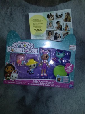 Gabbys Dollhouse, Gabby and Friends Figure Set with Rainbow Doll