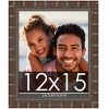 PosterPalooza | 12x15 Modern Bamboo Picture Frame, UV Acrylic, 5 Finishes - 2 of 4