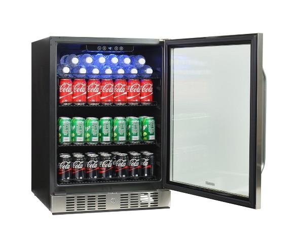 NewAir 177 Can Beverage Cooler - Stainless Steel ABR-1770