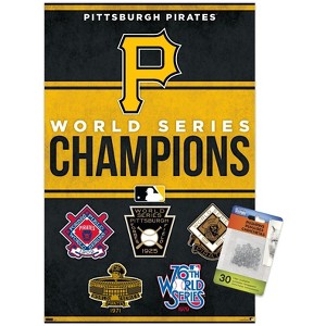 Trends International MLB Pittsburgh Pirates - Champions 23 Unframed Wall Poster Prints - 1 of 4