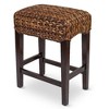 BirdRock Home Seagrass Backless Counter Stool - Espresso - 2 of 4