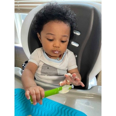 Olababy Silicone Baby Feeding Spoon & Training Set - 2ct