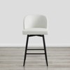 Spruce&Spring Counter Height Swivel Barstool with Metal Legs Set - 3 of 4