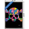 Trends International Jason Naylor - Color Skull Framed Wall Poster Prints - 3 of 4