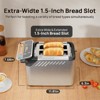 Whall New 2-slice toaster, Smarter Screen And Easier Operation, Full Stainless Steel,5 Basic Functions,Suitable For Different Bread Household Electric - 2 of 4