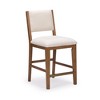 Plank+Beam 24" Counter Height Chair, Wood Modern Kitchen Stool with Cushion - 2 of 4