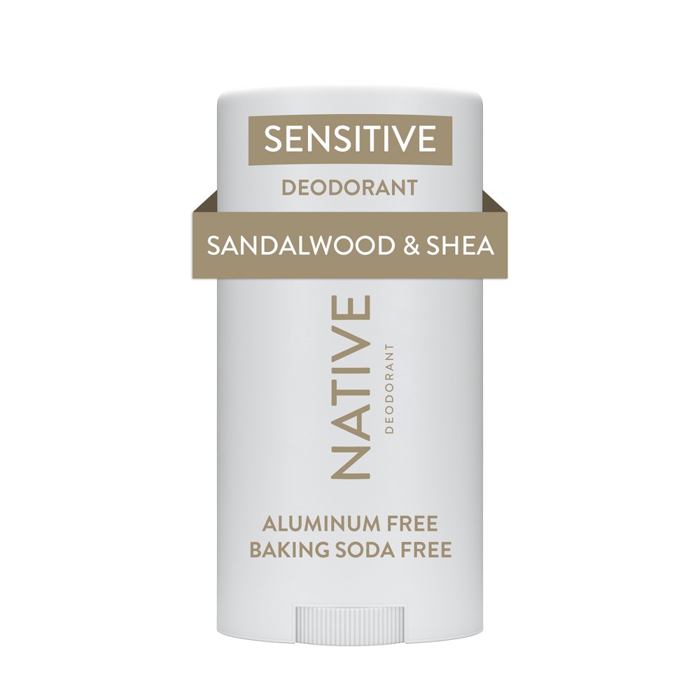 Photos - Deodorant Native Sensitive  - Sandalwood & Shea - No Baking Soda - 2.65 oz 