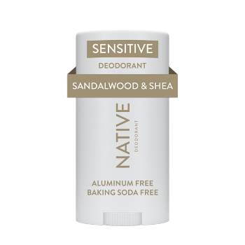 Native Sensitive Deodorant - Sandalwood & Shea - No Baking Soda - 2.65 oz