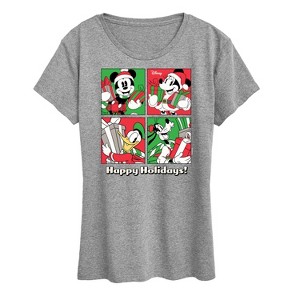 Women's - Disney - Holidays Short Sleeve Graphic T-Shirt - 1 of 4
