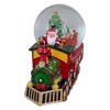 Northlight 8.5" Green and Red Christmas Train Snow Globe - 2 of 4