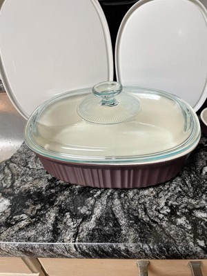 CorningWare French Colors 12pc Ceramic Bakeware Set - Cabernet
