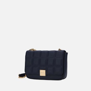 MKF Collection Nyra quilted Vegan Leather Women’s Shoulder bag by Mia K - Navy - 1 of 4