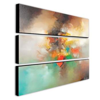 Trademark Fine Art -Zavaleta 'Abstract I' 3-panel Art Set
