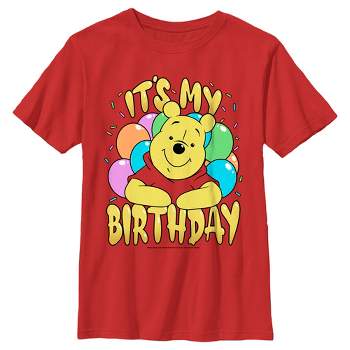 Boy's Winnie the Pooh It's My Birthday T-Shirt