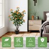 Cesicia 3.3 Feet Artificial Camellia Tree for Indoor and Outdoor Decor - 3 of 4