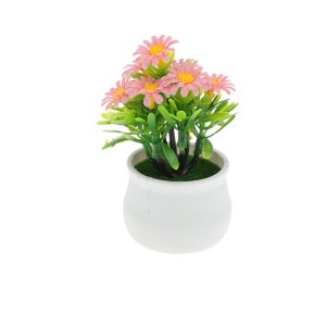 Unique Bargains Artificial Plants 7-Piece Small Sunflower Plastic 2.76"x2.76"x3.94" 1 Pcs - 1 of 4