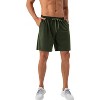 Anna-Kaci Active Men's Lightweight Athletic Training Shorts with Elastic Waistband and Adjustable Drawstring Fit - 4 of 4