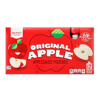 Original Applesauce Pouches 12ct Market Pantry Target