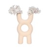 Decorative Object Ceramic Sculptural Modern Glam Design for Home, Office, Bedroom, and Living Room Decor - 15" Ivory - 2 of 4