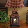 Park Designs Red Iron Lantern Lamp 20" - 2 of 4