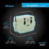 Lifetime 28 Quart High Performance Cooler, Light Sage (91416) - 2 of 4