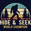 Junior's Design By Humans Bigfoot - Hide And Seek World Champion By clickbong T-Shirt - 2 of 2