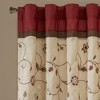 84"x50" Monroe Embroidered Light Filtering Curtain Panel - image 3 of 4