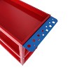 Vynxaria Folding Service Cart with Wheels - Portable 3-Tier Trolley for Home & Business - 3 of 4