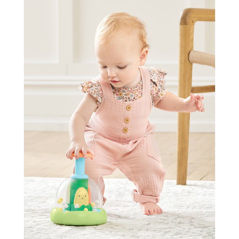 Skip Hop Farmstand Push &#38; Spin Baby Learning Toy, 3 of 11