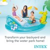 Intex 57165EP Gator Outdoor Inflatable Kiddie Pool Water Play Center with Slide - 4 of 4