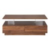 CAVINAS Modern Nesting Side Table Round Coffee Table with Storage Drawer, Center Table for Living Room, Bedroom - 4 of 4