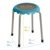 ECR4Kids Daisy Stackable Stool Set, 8-Piece - 2 of 4