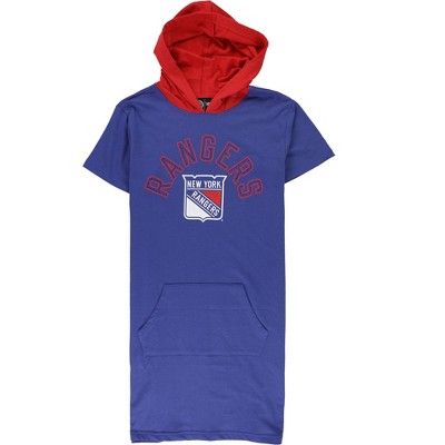G-III Sports Womens New York Rangers Hoodie Dress