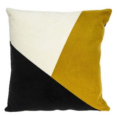 Parkland Collection,Lineo Contemporary Multicolor Pillow Cover With Poly Insert