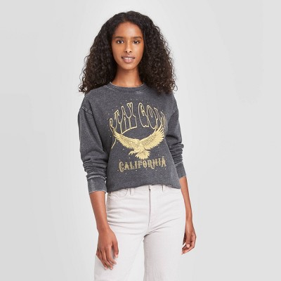 womens gold sweatshirt