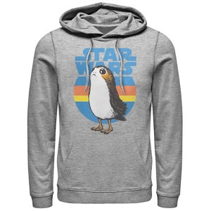 Men's Star Wars The Last Jedi Retro Porg Pull Over Hoodie - 1 of 3