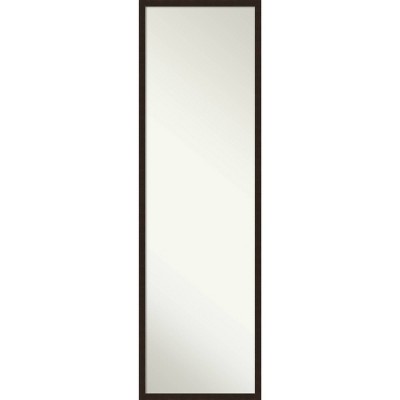 Black, Set of 1 Mainstay 53 x 17 Beveled Door Mirror