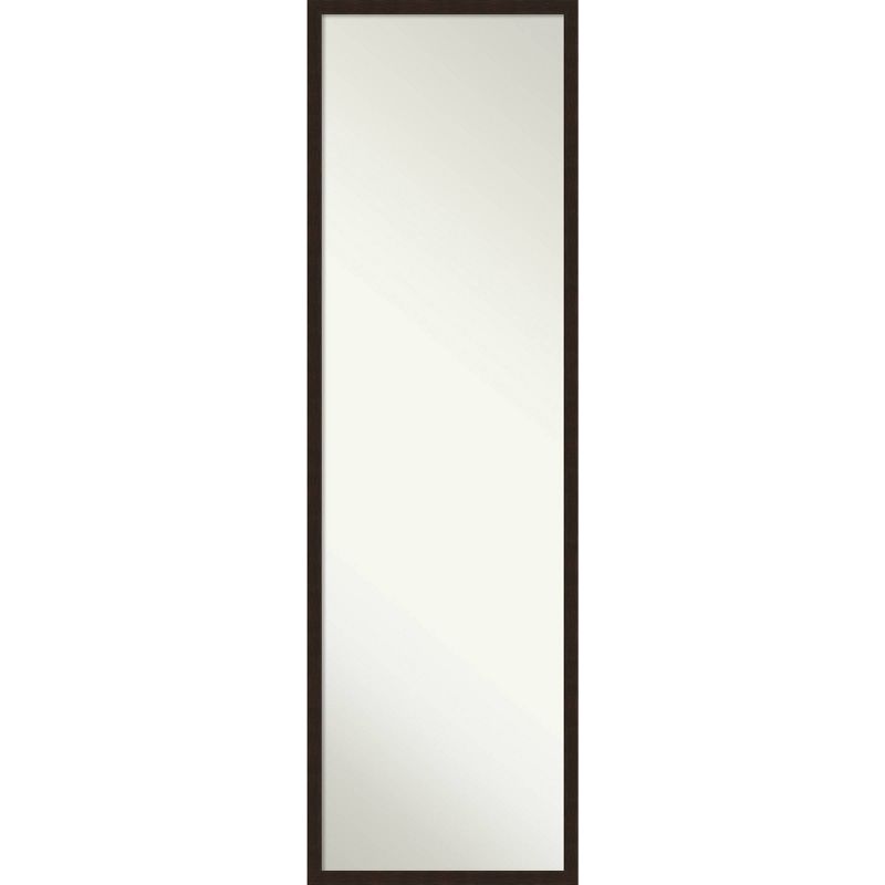 15" x 49" Carlisle Narrow Framed Full Length on the Door Mirror - Amanti Art, 1 of 9