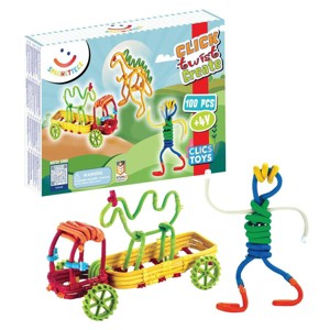 Spaghetteez Flexible Construction & Building Set - 100 Pieces - 1 of 4