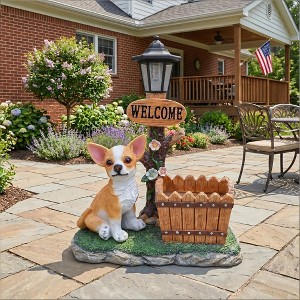 Adorable Sitting Chihuahua Dog Planter Statue - Decorative Animal Figurine Flower  Pot for Indoor, Outdoor Garden & Patio Decor : Target