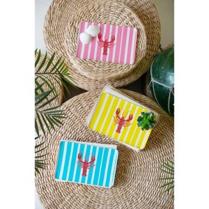 Handcrafted Lobster Trinket Trays – 5.5 Inch Decorative Metal Set of 3 By Kalalou - 1 of 3