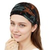 Unique Bargains Women's Flower Lace Wide Headband 1 Pc - 4 of 4