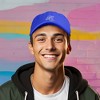 Dalix UFO Embroidered Alien Dad Hat Cotton Baseball Cap Adjustable Mens - 2 of 4
