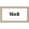 PosterPalooza | 16x8 Thin Barnwood Picture Frame, UV Acrylic, 2 Finishes - Grey and Black - 2 of 4