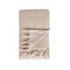 Olive and Linen Ribbed Loom Terry Hand Towel Bundle - 3 of 4