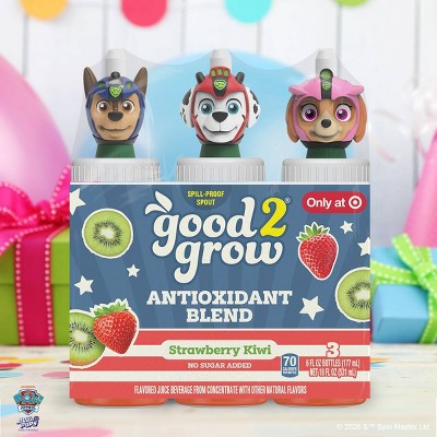 good2grow Strawberry Kiwi Antioxidant Blend Juice Drink - 3pk/6 fl oz Bottles - Character Tops May Vary