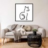 Amanti Art Kitteh II by Alicia Longley Wood Framed Wall Art Print - 4 of 4