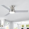 YUHAO 48 in. Indoor Modern Contemporary Plywood Blades Reversible DC Motor Low Profile Ceiling Fan with Light and Remote Control - 2 of 4